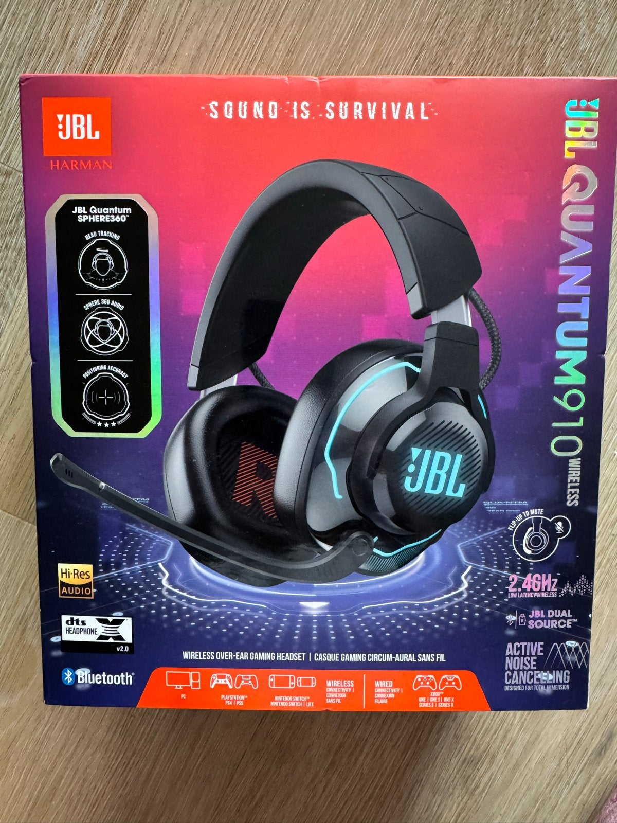 JBL Quantum 910 Wireless Gaming Headset - nieuw!!, Gaming, JBL, Bluetooth, Nieuw