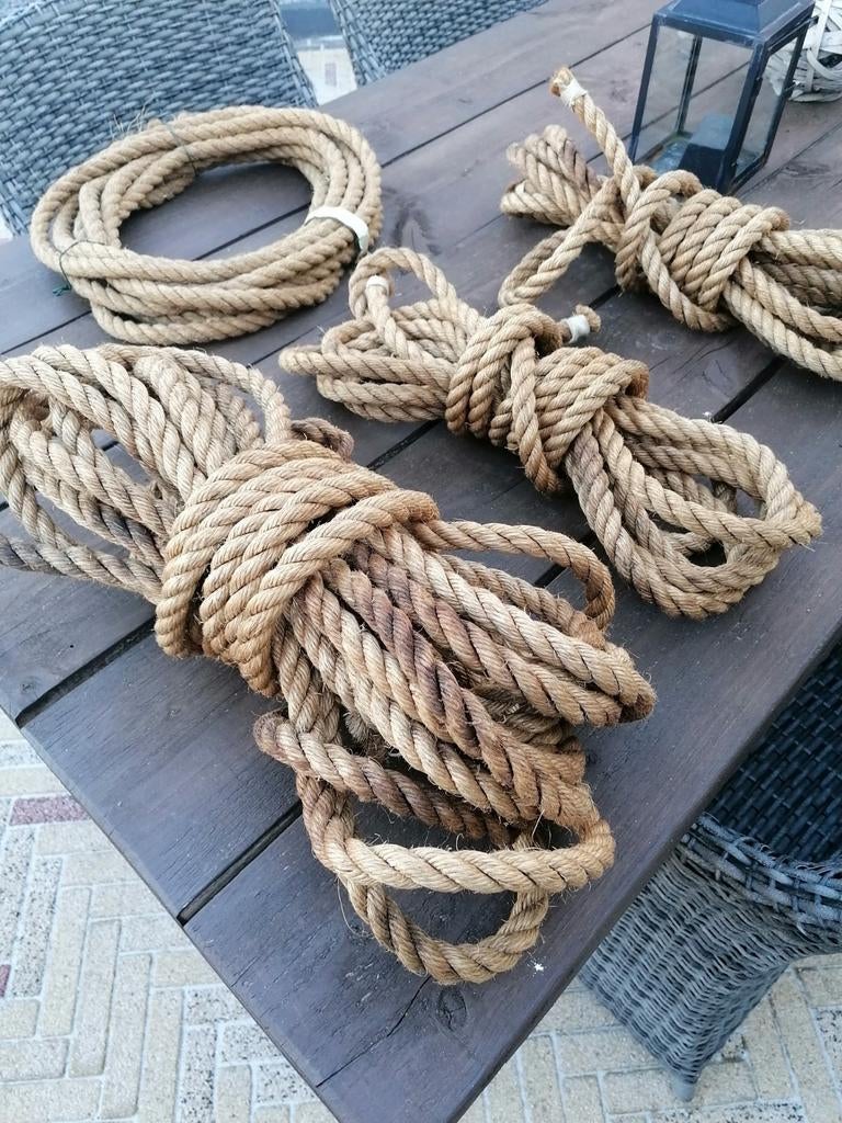 Gedraaid touw voor groote boot, Watersport en Boten, Ophalen