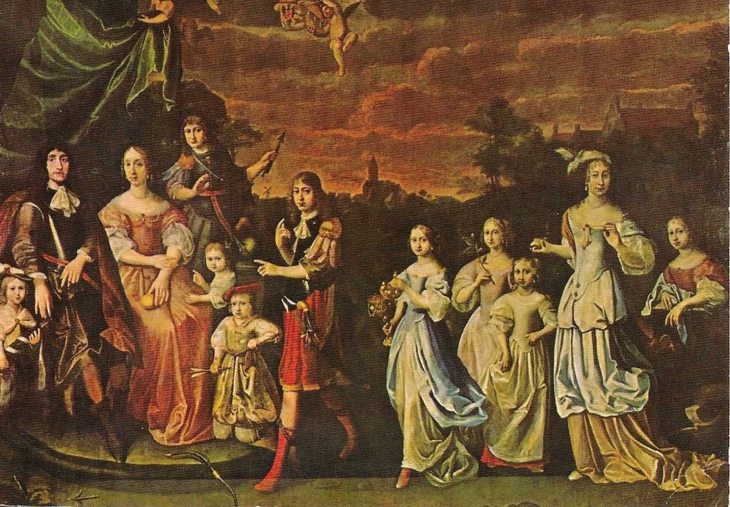 Leens- -Familieportret in de zaal., Ophalen of Verzenden, 1980 tot heden, Ongelopen, Groningen