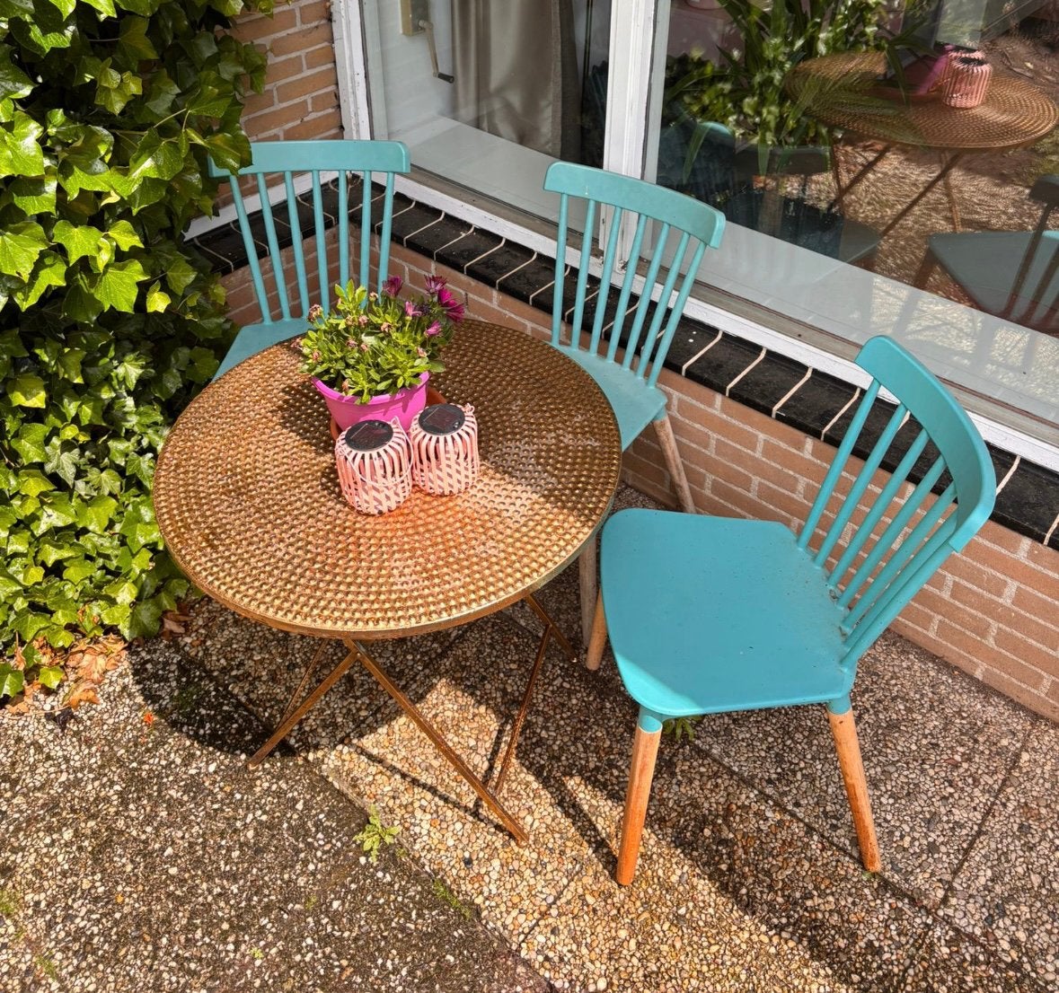 4 stoelen., Ophalen, Zo goed als nieuw, Eettafel, 2 zitplaatsen