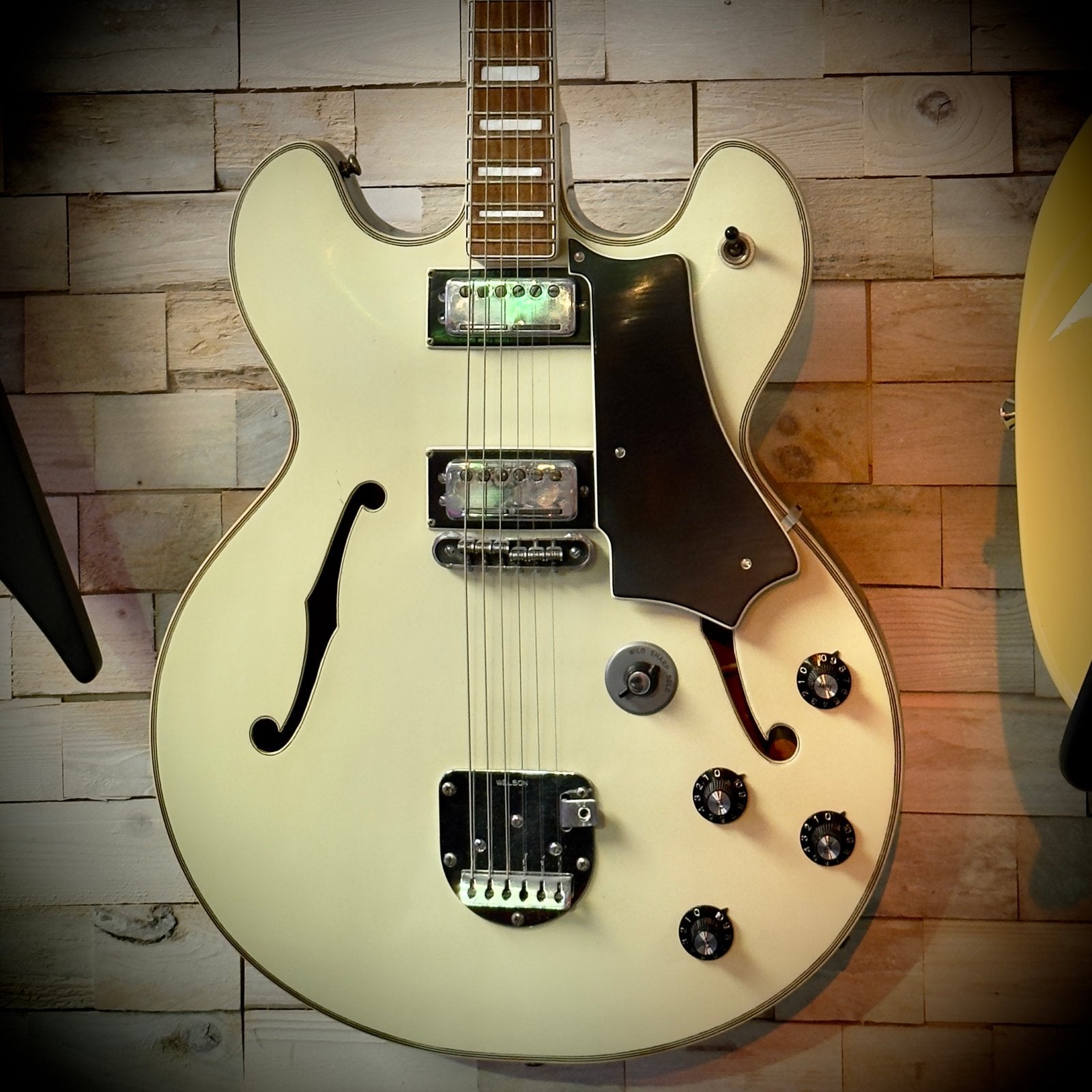 Zeldzame Vintage Welson Hollow Body Gitaar, Muziek en Instrumenten, Ophalen of Verzenden, Gebruikt, Hollow body, Overige merken