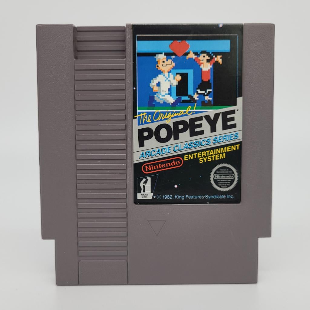 Popeye - Nintendo NES Cartridge - USA 5-screw, Spelcomputers en Games, Gebruikt, 1 speler, Ophalen of Verzenden, Nvt