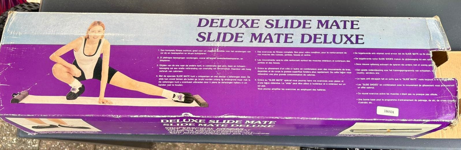 Deluxe slide mate., Ophalen of Verzenden, Gebruikt, Buik, Fitnessmat
