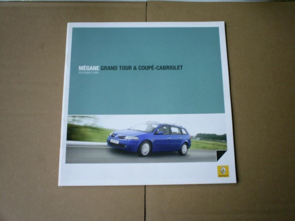 Renault Megane Grand Tour & Coupe Cabriolet + Prijslijst, Verzenden, Zo goed als nieuw, Renault