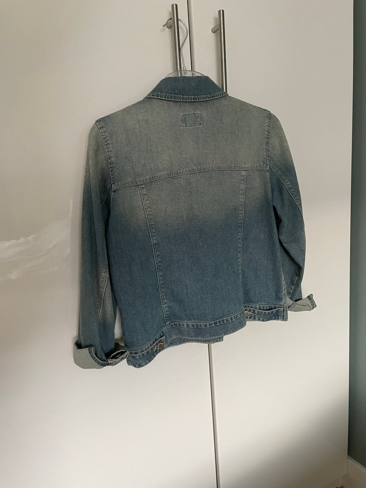 Purdey spijkerjasje maat 38/40 (M) - Zo goed als nieuw, Ophalen of Verzenden, Zo goed als nieuw, Maat 38/40 (M), Blauw