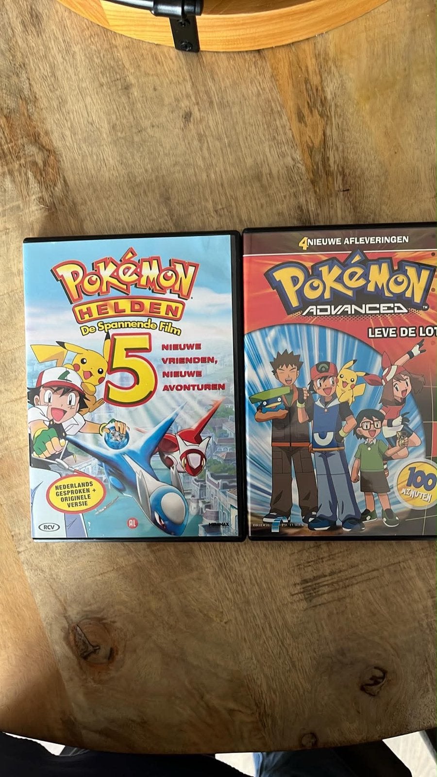 Pokémon DVD's: Helden & Advanced Leve de Lot, Gebruikt, Animatie, Alle leeftijden, Film