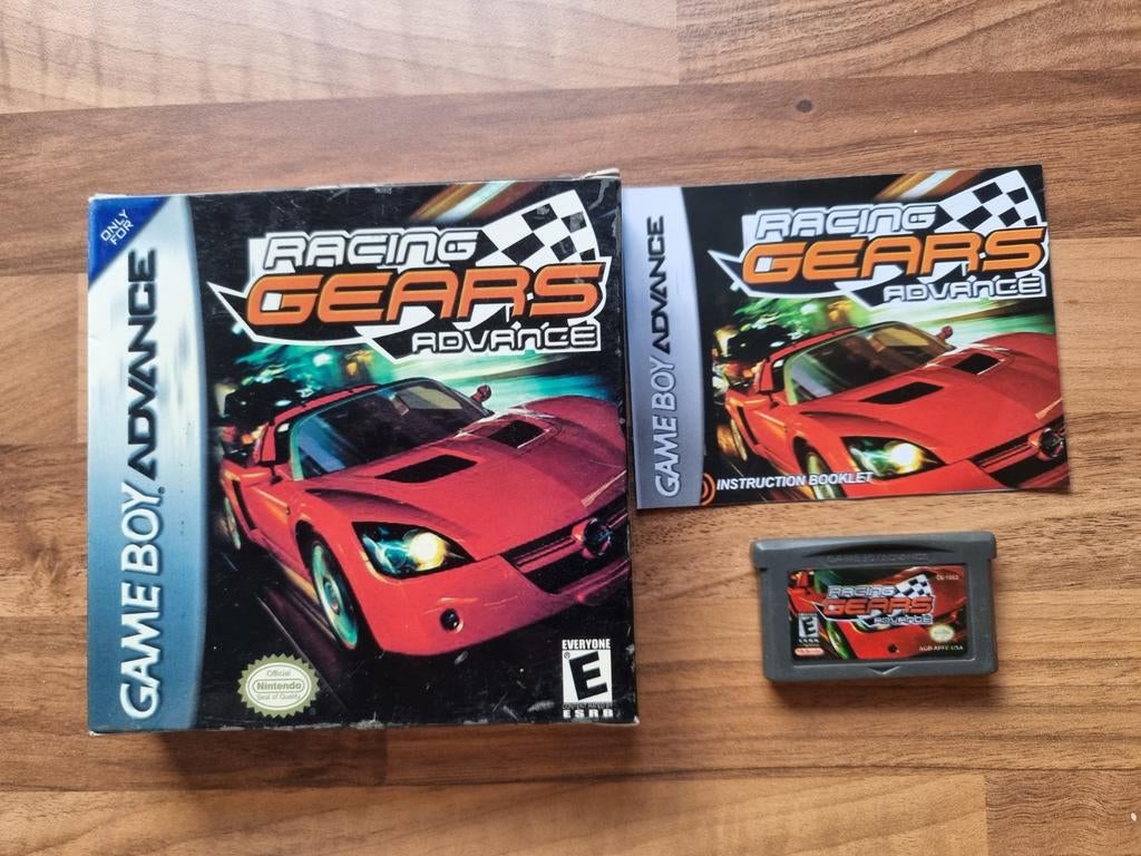 Racing Gears Advance CIB, Spelcomputers en Games, Games | Nintendo Game Boy, 1 speler, Racen en Vliegen, Ophalen of Verzenden