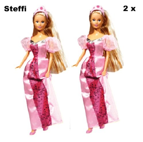 Barbie Steffi Love Prinses Set/2 incl. kettingen, Verzenden, Nieuw, Barbie
