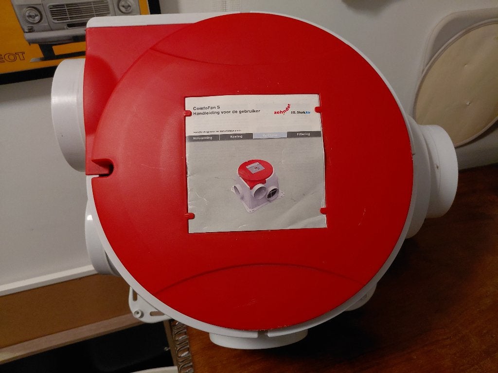 Woonhuisventilator, Ophalen of Verzenden, Gebruikt, Ventilator