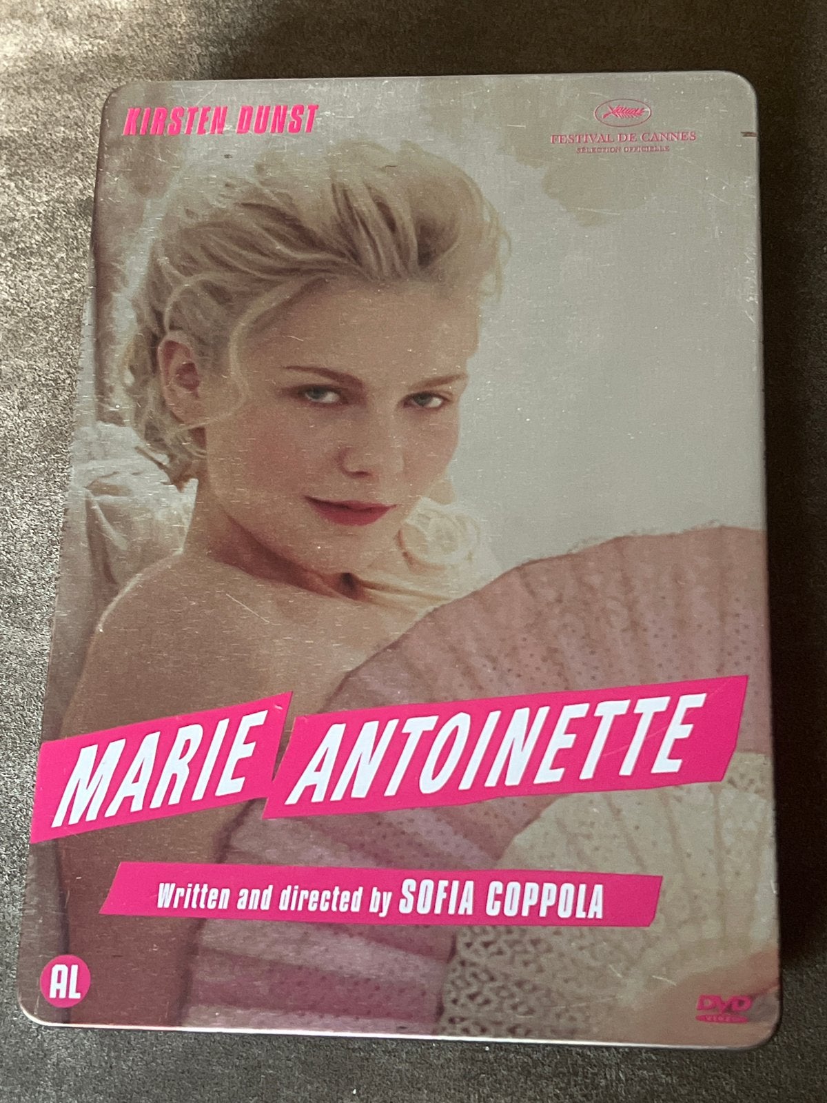 Marie Antoinette steelbox DVD - Sofia Coppola - Goede staat, Historisch of Kostuumdrama, Nederlands, Ophalen of Verzenden, Vanaf 12 jaar