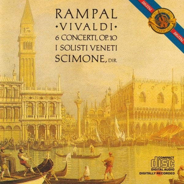 VIVALDI 6 concerti op. 10 CD SCIMONE CBS NIEUWSTAAT, Ophalen of Verzenden, Barok, Zo goed als nieuw, Orkest of Ballet