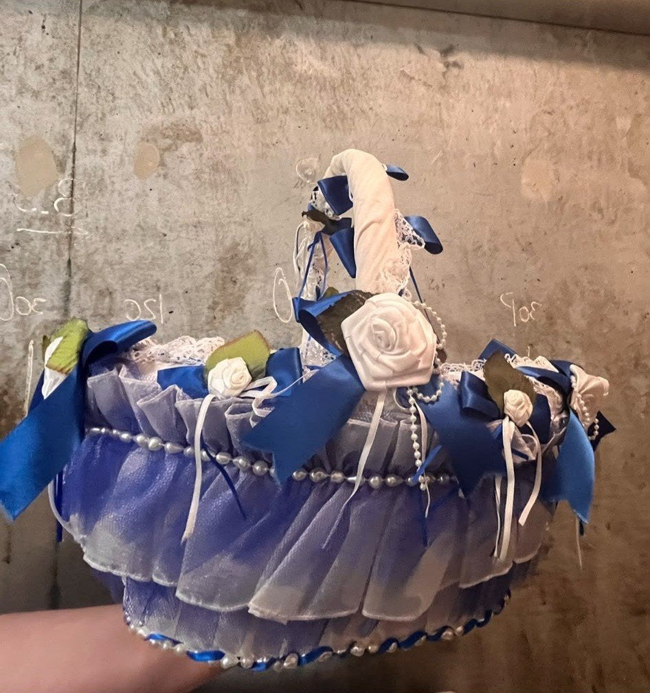 Decoratieve Wieg/Mand voor Baby of Poppen, Kinderen en Baby's, Babywiegjes en Ledikanten, Ophalen of Verzenden, Zo goed als nieuw