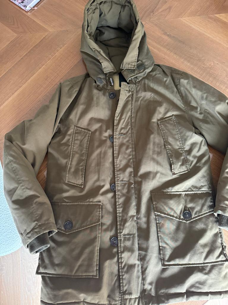 Airforce winterjas maat 16 (vergelijkbaar met S), Ophalen of Verzenden, Gedragen, Maat 46 (S) of kleiner, Groen