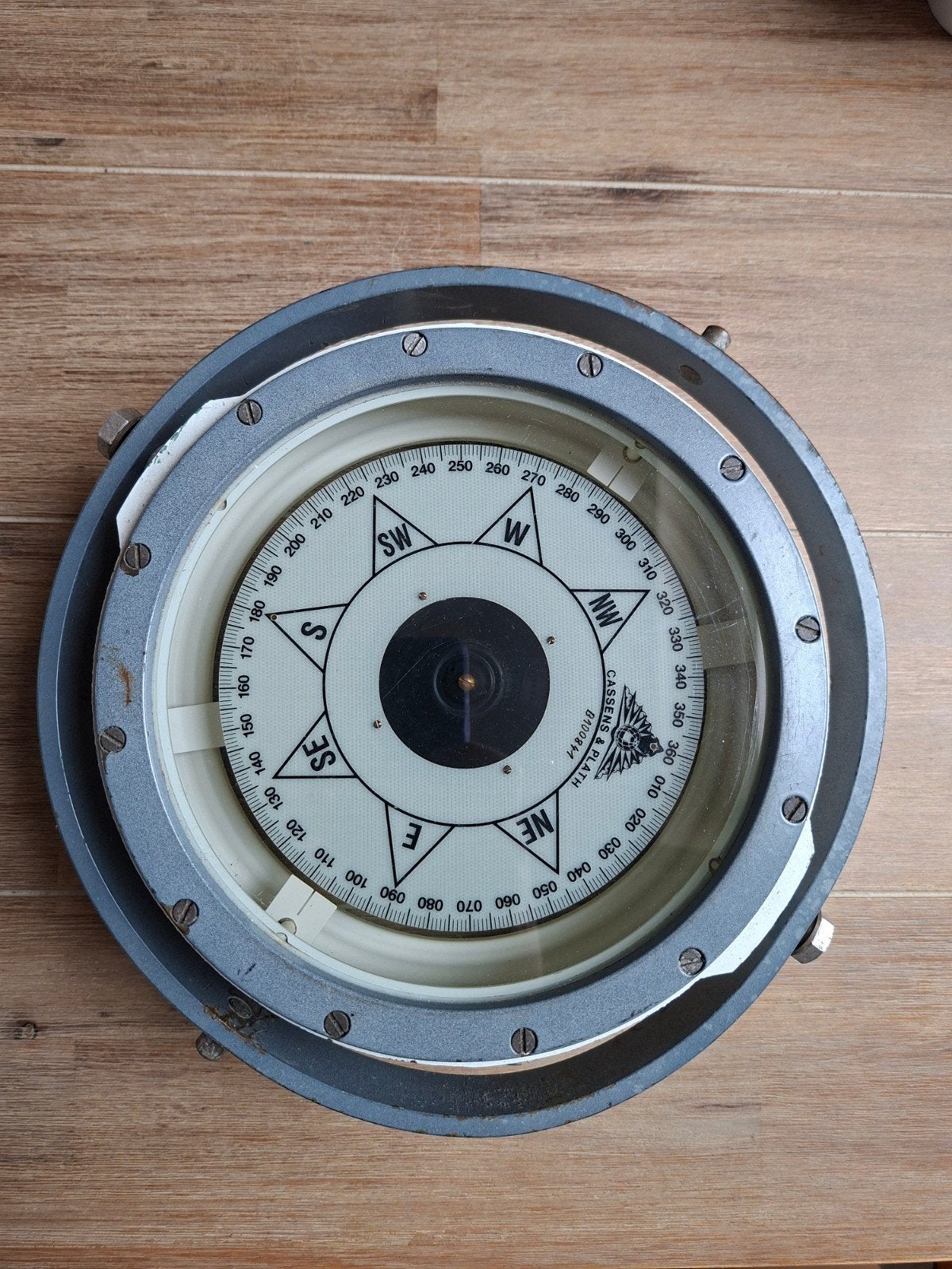 Cassen & Plath Type 21 Stuurkompas - Maritiem Navigatie, Ophalen, Gebruikt, Gps of Kompas