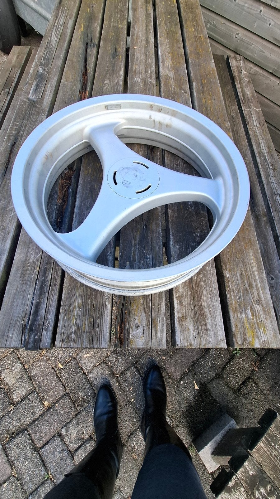 Achterwiel BMW Motorfiets K75 K100 - 4 boutgaten, Ophalen of Verzenden, Gebruikt