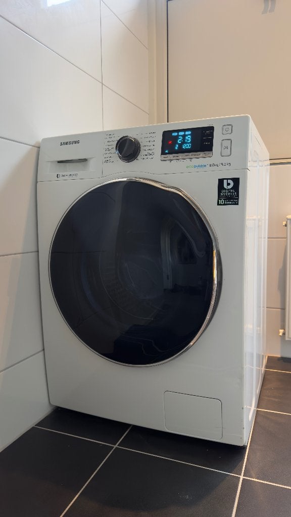 🫧Samsung was-droogcombinatie  8kg, Witgoed en Apparatuur, 6 tot 8 kg, Ophalen, Gebruikt, 85 tot 90 cm