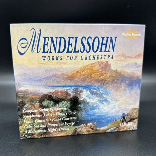 6cdbox Mendelssohn : Works for orchestra Nimbus, Cd's en Dvd's, Cd's | Klassiek, Ophalen of Verzenden, Romantiek, Zo goed als nieuw