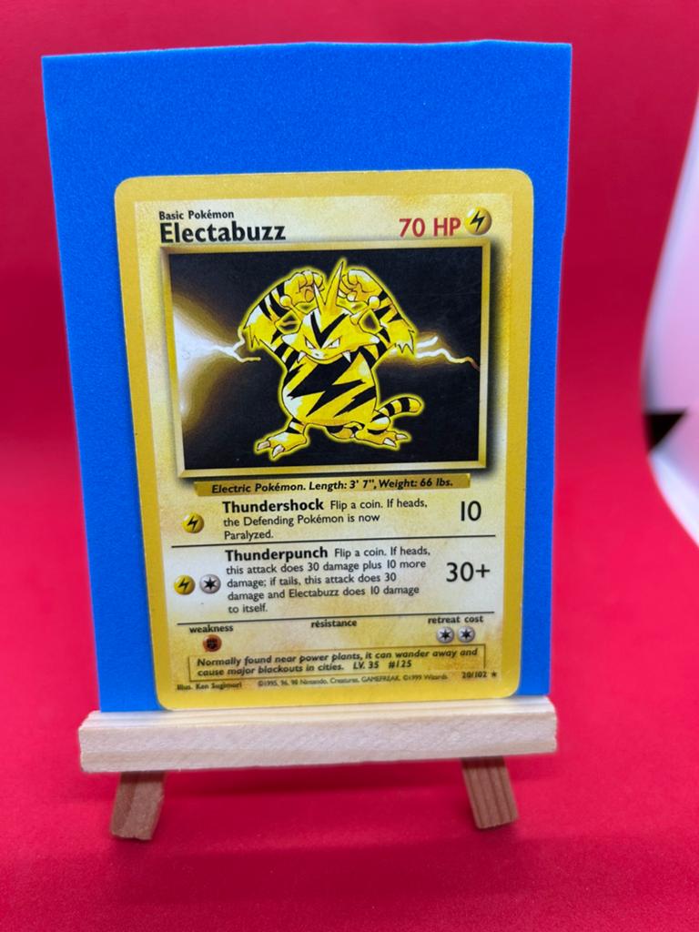 Electabuzz Base Set 20/102 Non Holo Vintage WOTC, Ophalen of Verzenden, Zo goed als nieuw