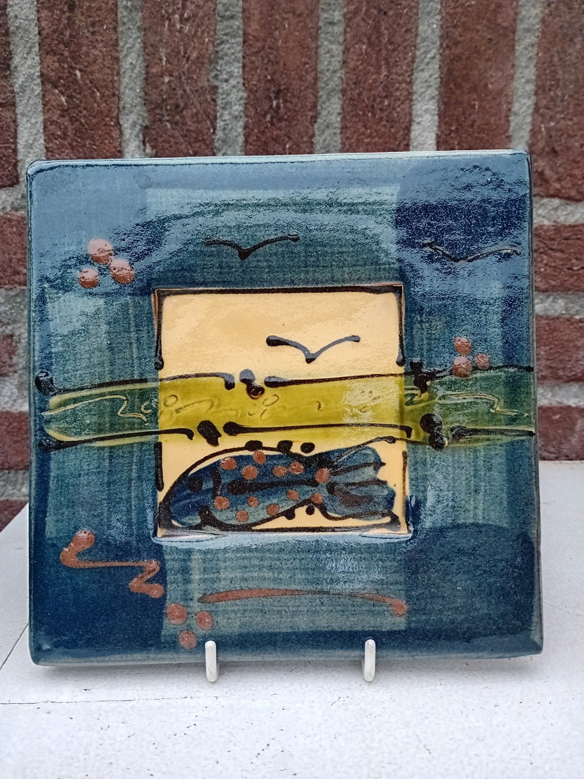niek hoogland keramiek bord ., Antiek en Kunst, Ophalen of Verzenden
