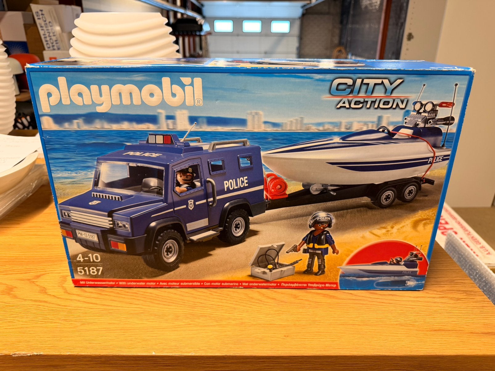 Playmobil City Action Politie Truck en Speedboot 5187, Ophalen of Verzenden, Nieuw