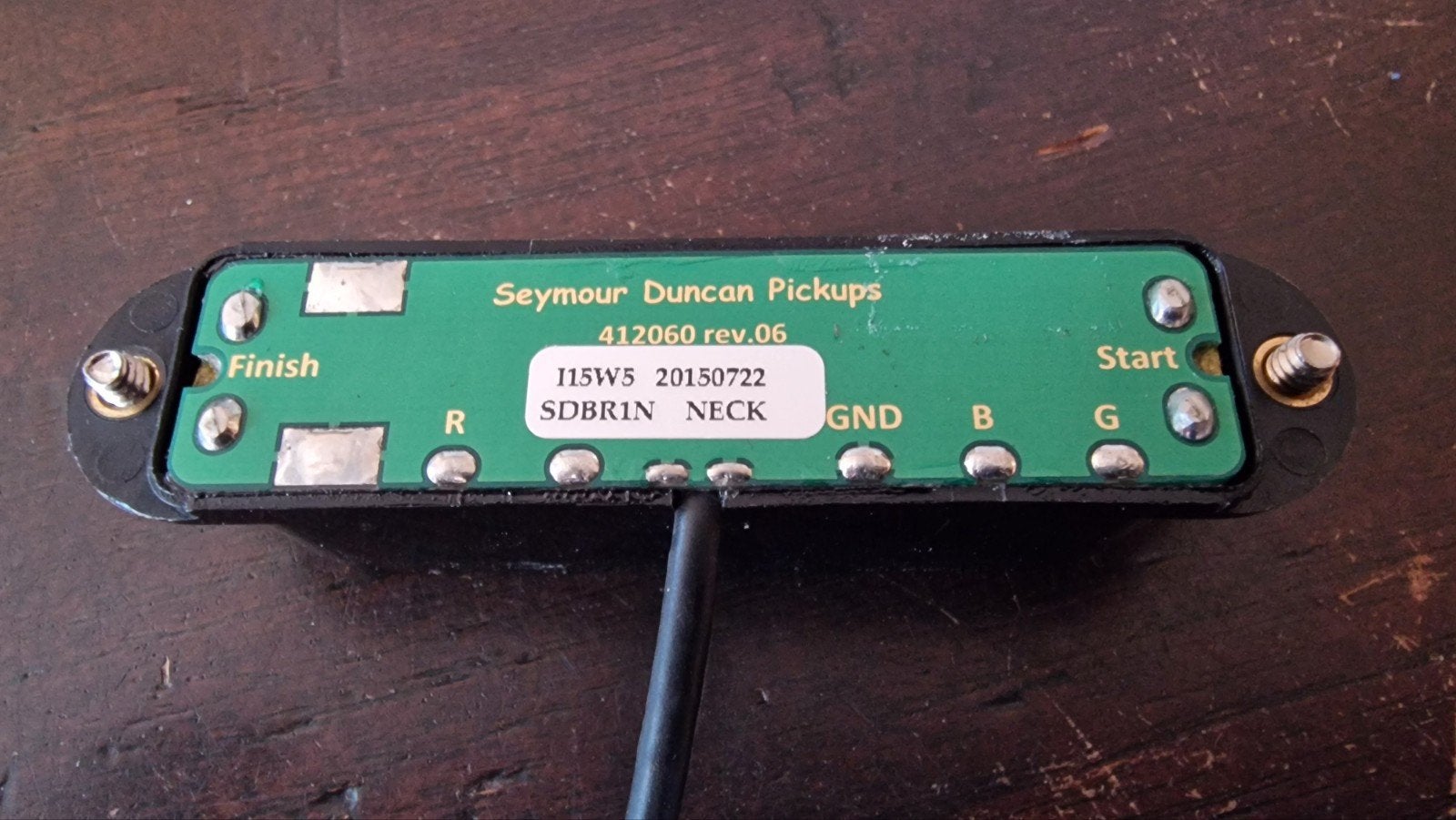 Seymour Duncan Duckbucker SDBR1N neck/middle pickup, Ophalen of Verzenden, Gebruikt, Elektrische gitaar
