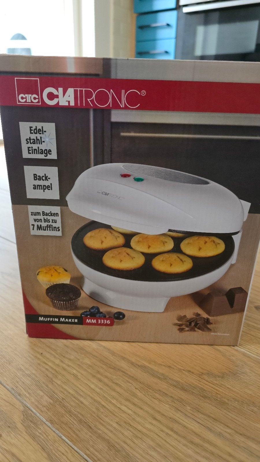 Clatronic Muffin Maker MM 3336 - Voor 7 Muffins, Ophalen of Verzenden, Nieuw