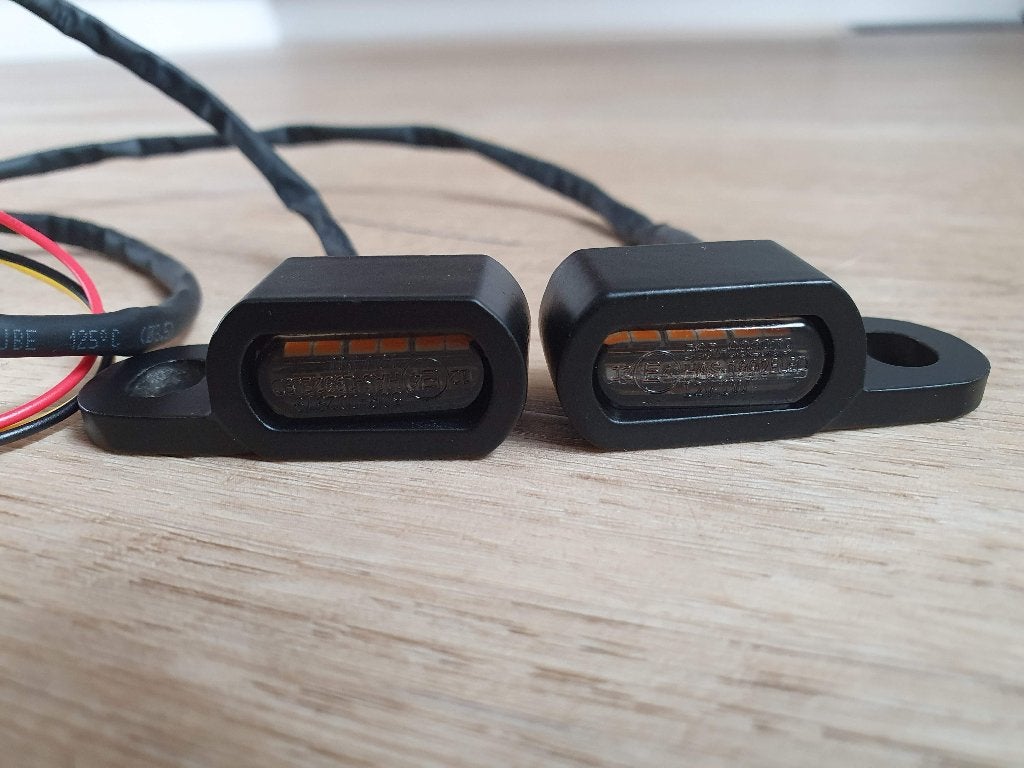 Knipperlichten Stuurmontage 3*2 LED Touring, Softail, Ophalen of Verzenden