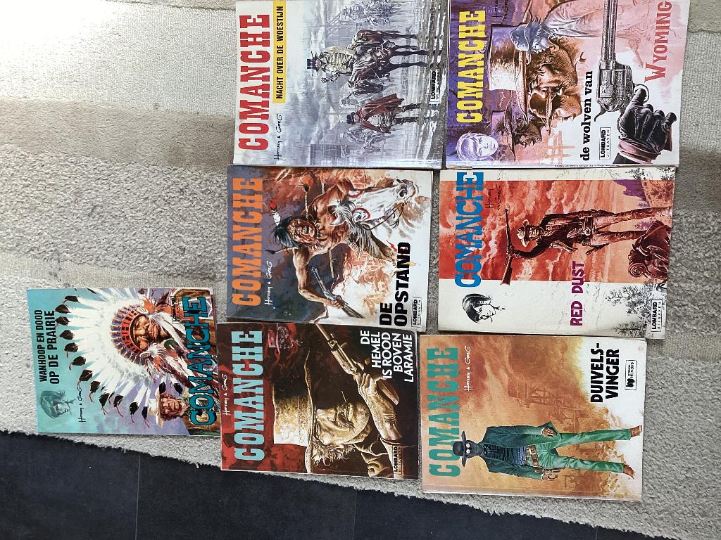 Comanche strips, Boeken, Stripboeken, Gelezen, Hermann & Greg, Ophalen of Verzenden, Meerdere stripboeken