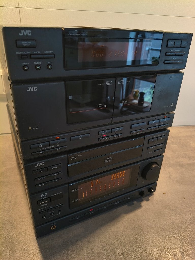 JVC Set CA-MX1LBK, Audio, Tv en Foto, Stereo-sets, Ophalen of Verzenden, Gebruikt, Tuner of Radio, JVC