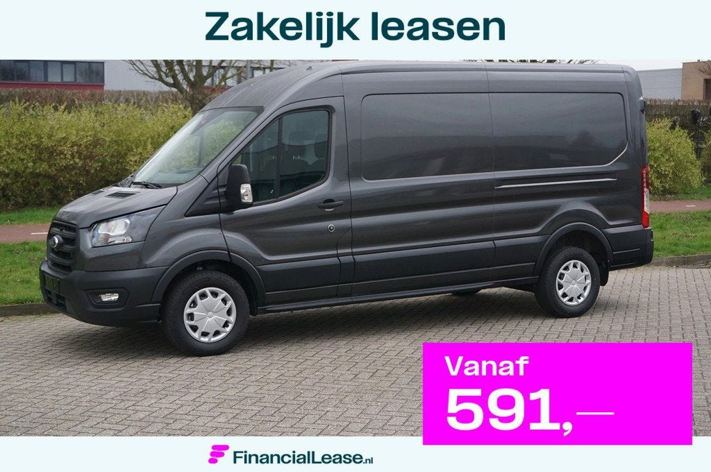 Ford Transit 350L 130PK L3H2 Trend BPM VRIJ! Clima, 12" Sync, Voorwielaandrijving, Euro 6, 4 cilinders, 2500 kg