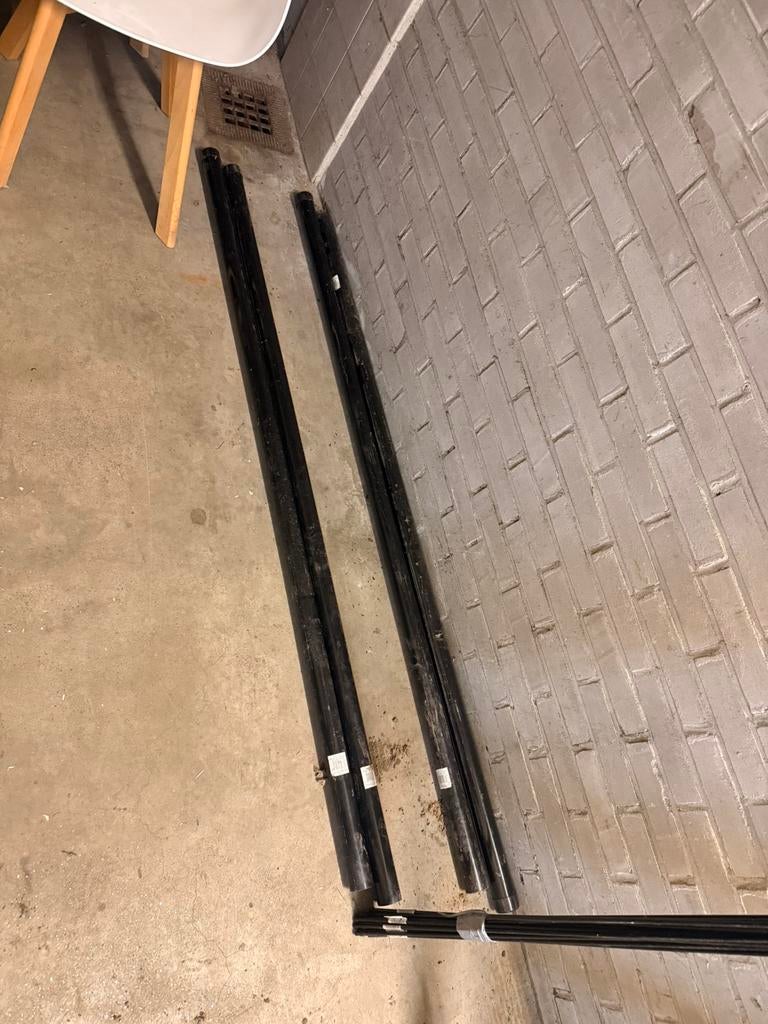 Hekwerk met poort, 100 tot 150 cm, Ophalen of Verzenden, Zo goed als nieuw, IJzer