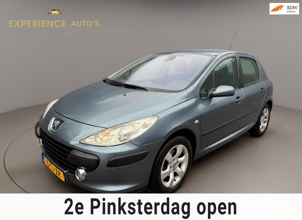 Peugeot 307 2.0-16V XT AUTOMAAT/NAP/APK/TREKHAAK, Auto's, Gebruikt, 4 cilinders, 1470 kg, Alcantara