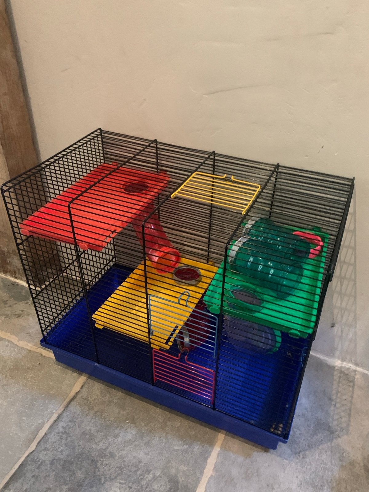 Leuke hamsterkooi - hamster hok knaagdier, Dieren en Toebehoren, Knaagdieren en Konijnen | Toebehoren, Ophalen of Verzenden, Zo goed als nieuw