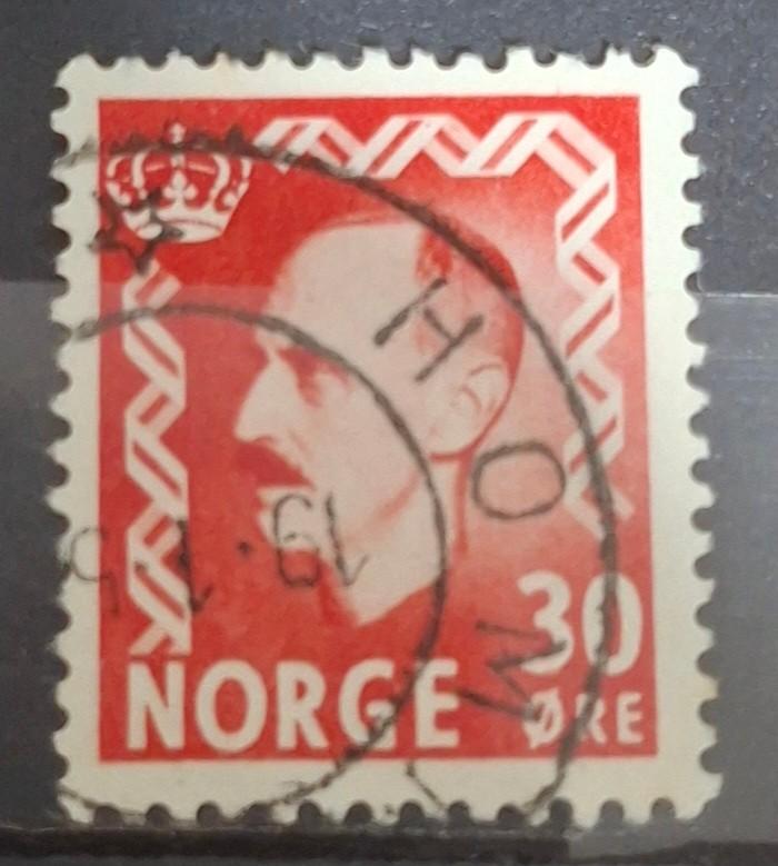 Noorwegen Postzegel (B2-P10), Postzegels en Munten, Postzegels | Europa | Scandinavië, Ophalen of Verzenden, Noorwegen, Gestempeld