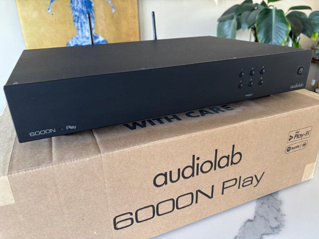 Auliolab 6000N audio streamer (black), Ophalen of Verzenden, Zo goed als nieuw, Optische audio