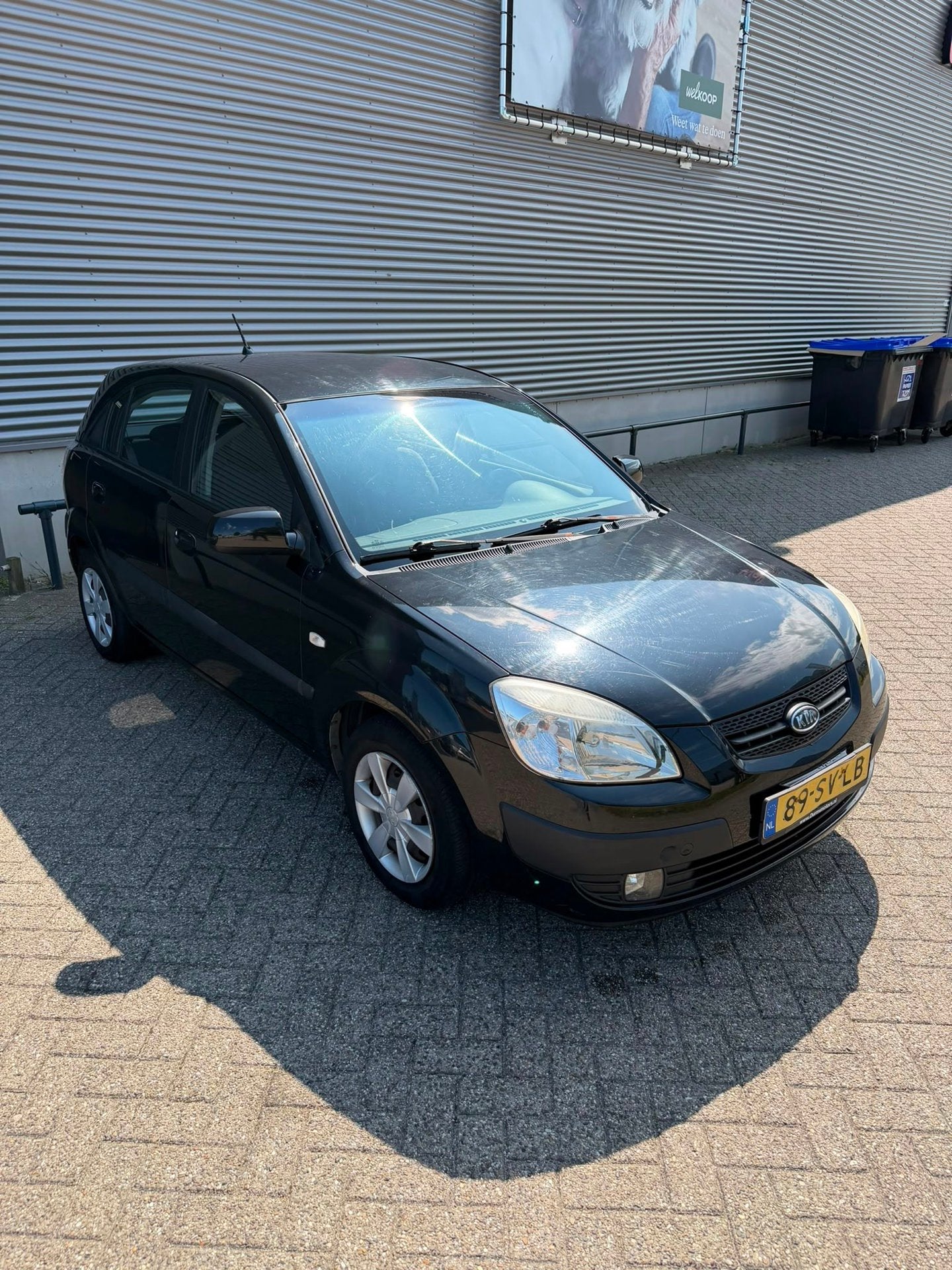 Kia Rio / Apk / Airco / 5drs / lage km, Voorwielaandrijving, Gebruikt, 4 cilinders, 1054 kg