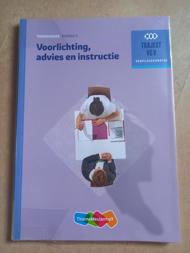 Voorlichting, advies en instructie niv. 4 isnb9789006910346, ThiemeMeulenhoff, Ophalen of Verzenden, Zo goed als nieuw, MBO