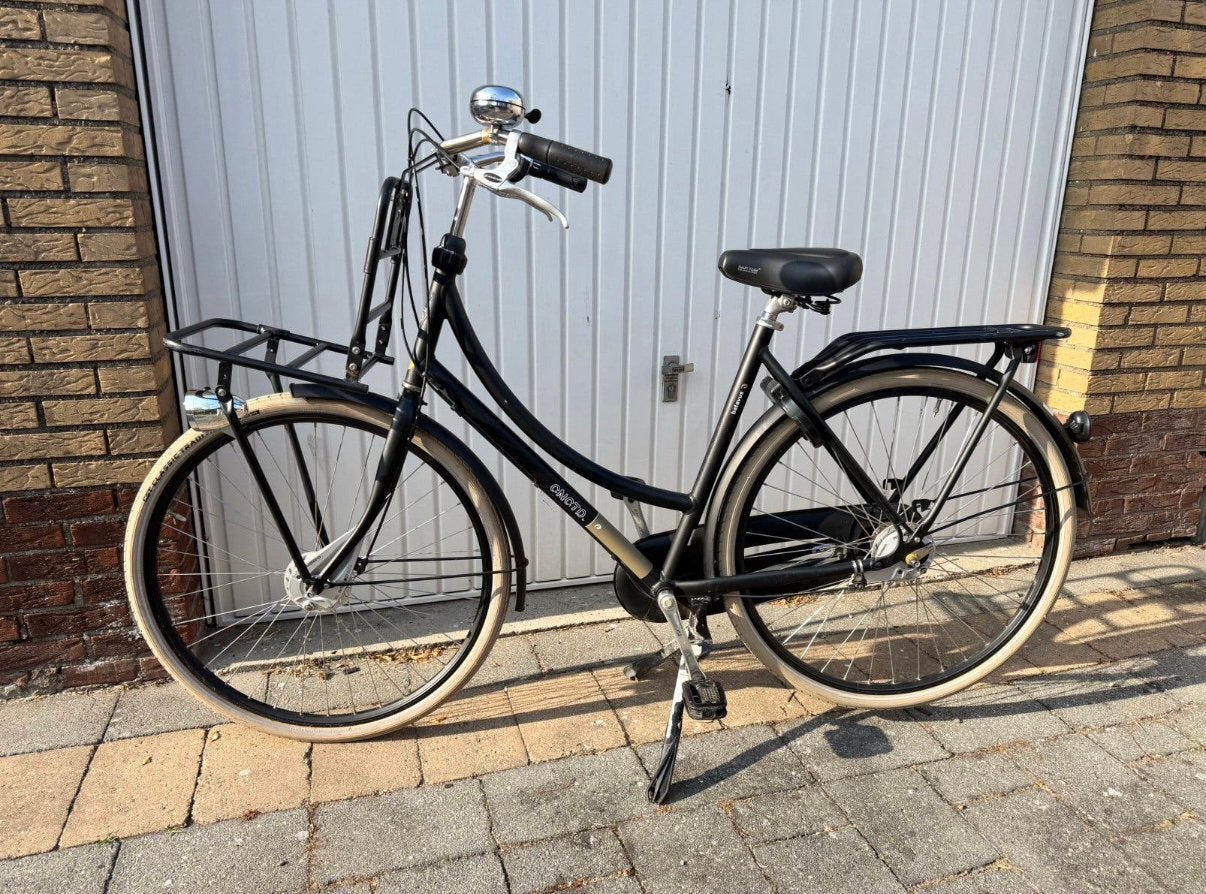 Batavus CNCTD damesfiets 28 inch met versnellingen en rekje, 53 tot 56 cm, Ophalen, Gebruikt, Versnellingen