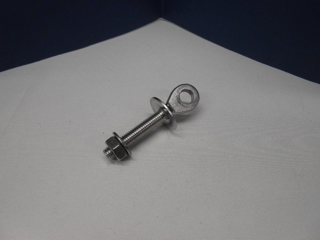 Oogbout, RVS, M10 x 50 mm, grote kraag, voor boten, Ophalen of Verzenden, Nieuw, Motor en Techniek