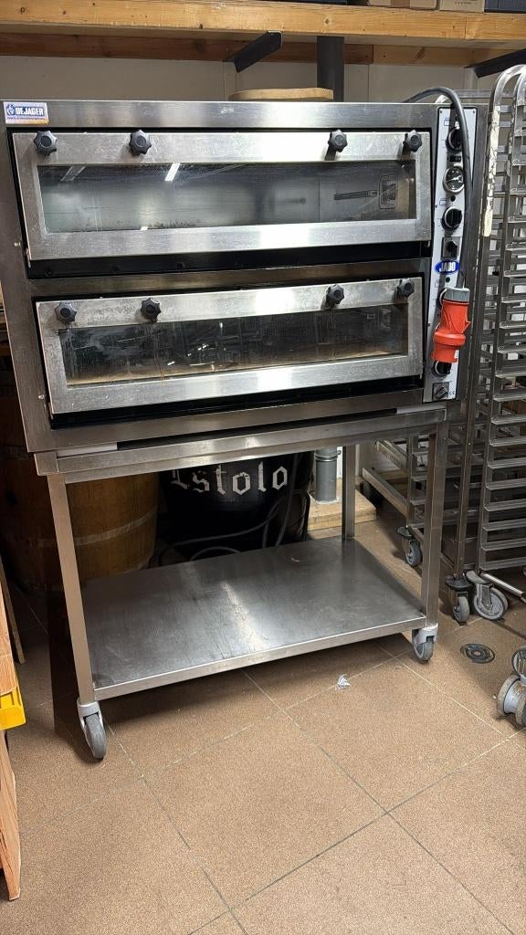 Professionele JADO dubbele pizzaoven, Ophalen, Gebruikt, JADO