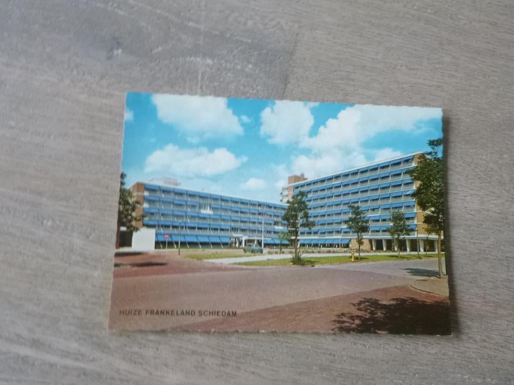 Schiedam, Huize Frankeland/auto, Verzenden, 1980 tot heden, Ongelopen, Zuid-Holland