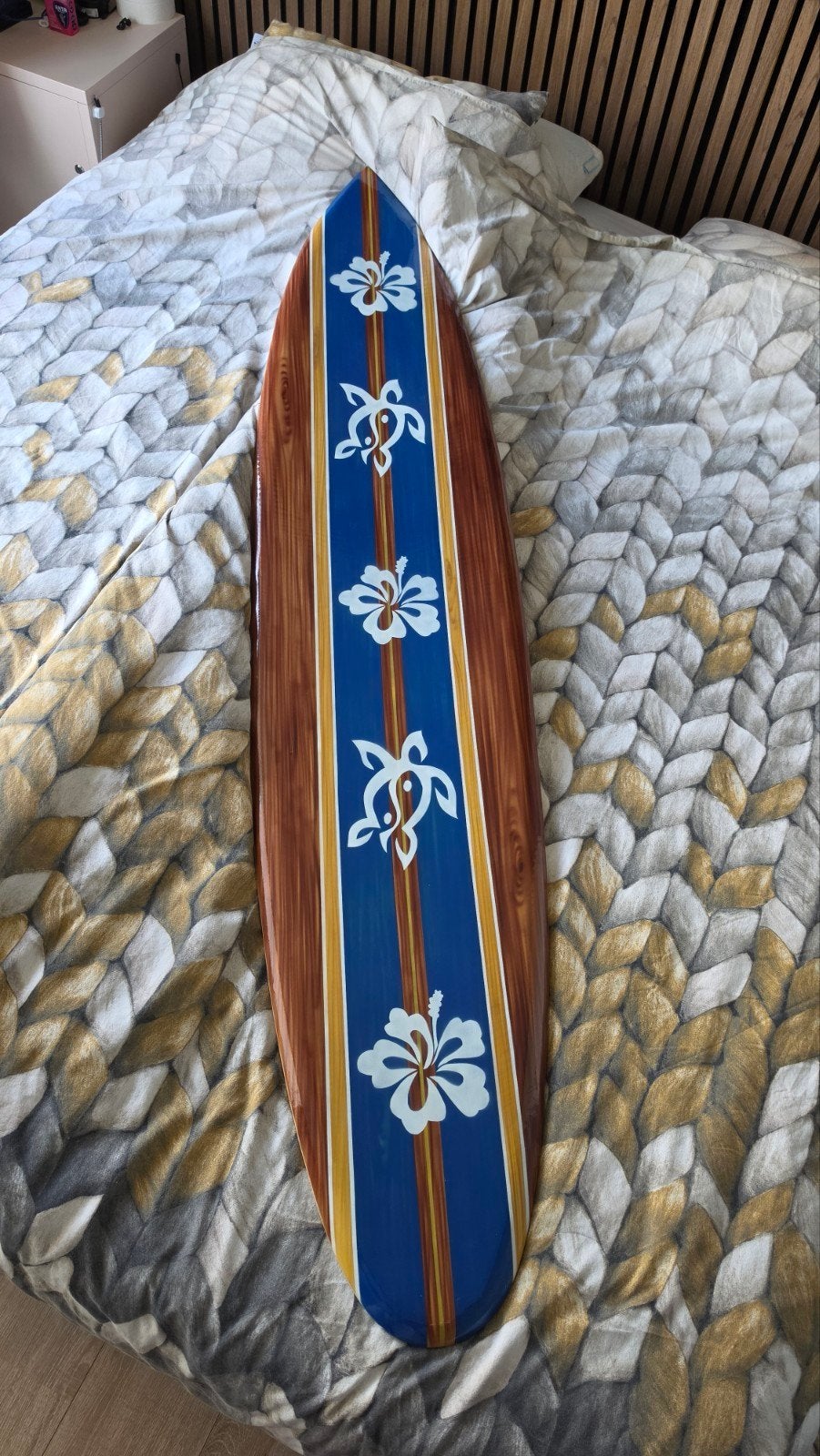 Decoratief Surfboard Houten Wanddecoratie, Ophalen, Zo goed als nieuw, Hout, Decoratieobject