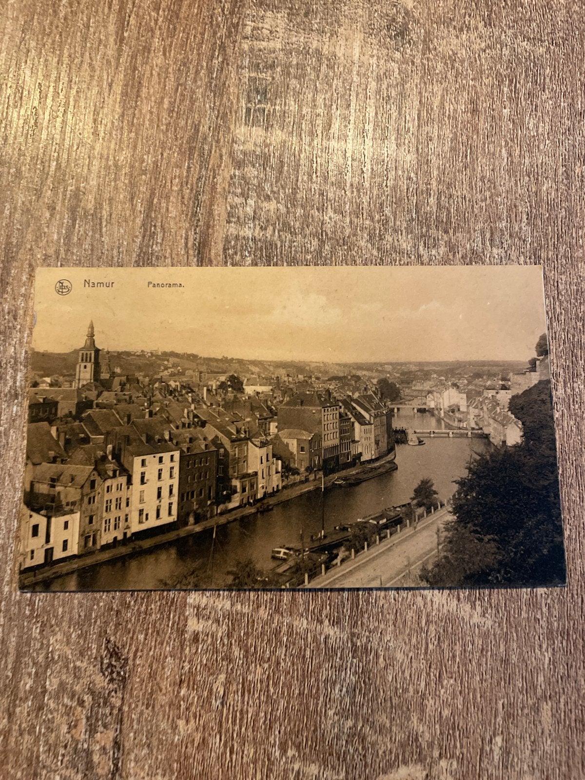 Oude Postkaart Namen Panorama - Gelopen, Ophalen of Verzenden, Gelopen, Namen