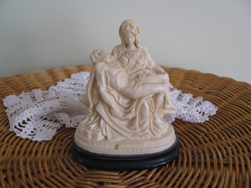 Piëta # Maria & Jezus * Amilcare Santini (1910 - 1975 ) *, Antiek en Kunst, Ophalen of Verzenden