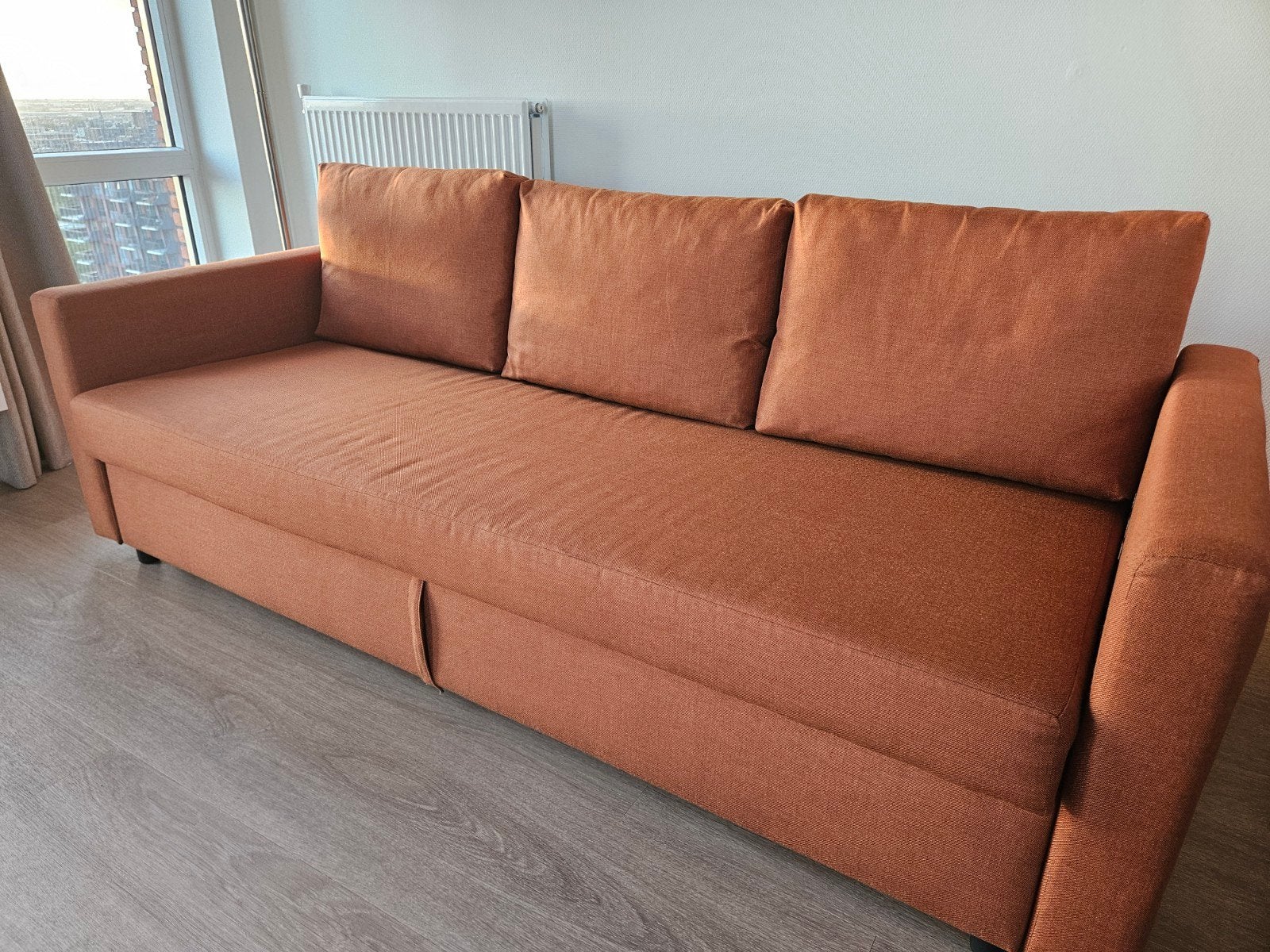 Orange sofa in a great condition, Huis en Inrichting, Ophalen, Zo goed als nieuw