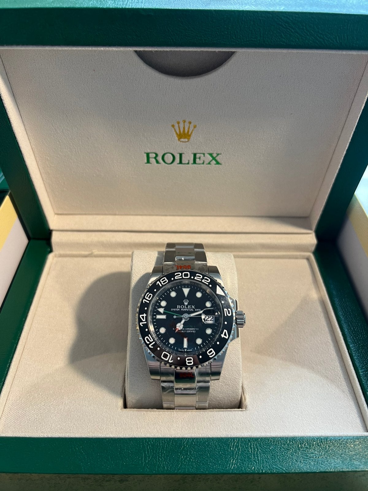 GMT Master "Bruce Wayne", Ophalen of Verzenden, Nieuw, Staal, Overige merken