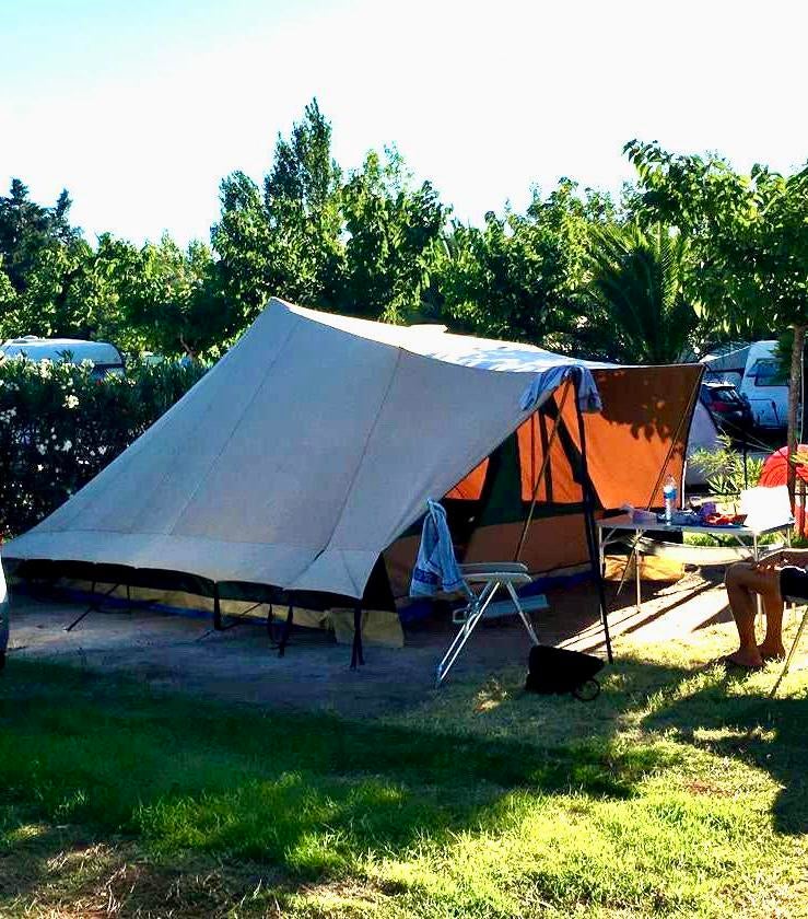 Cabanon Bretagne 4 persoons piramidetent, Caravans en Kamperen, Tenten, Ophalen, Gebruikt, Tot en met 4