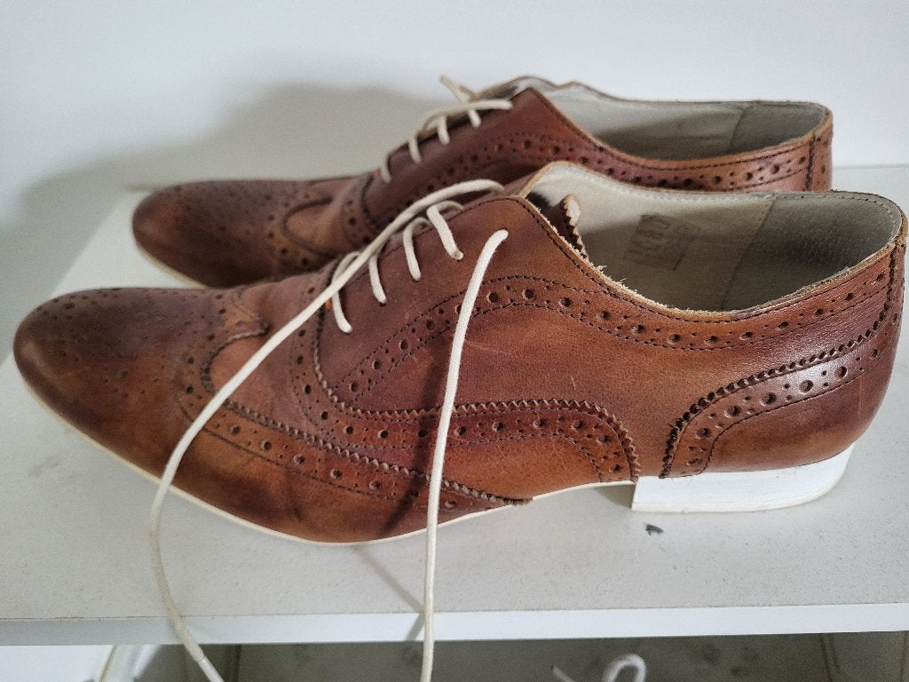 Schoenen, Kleding | Heren, Schoenen, Manfield, Bruin, Ophalen of Verzenden, Zo goed als nieuw