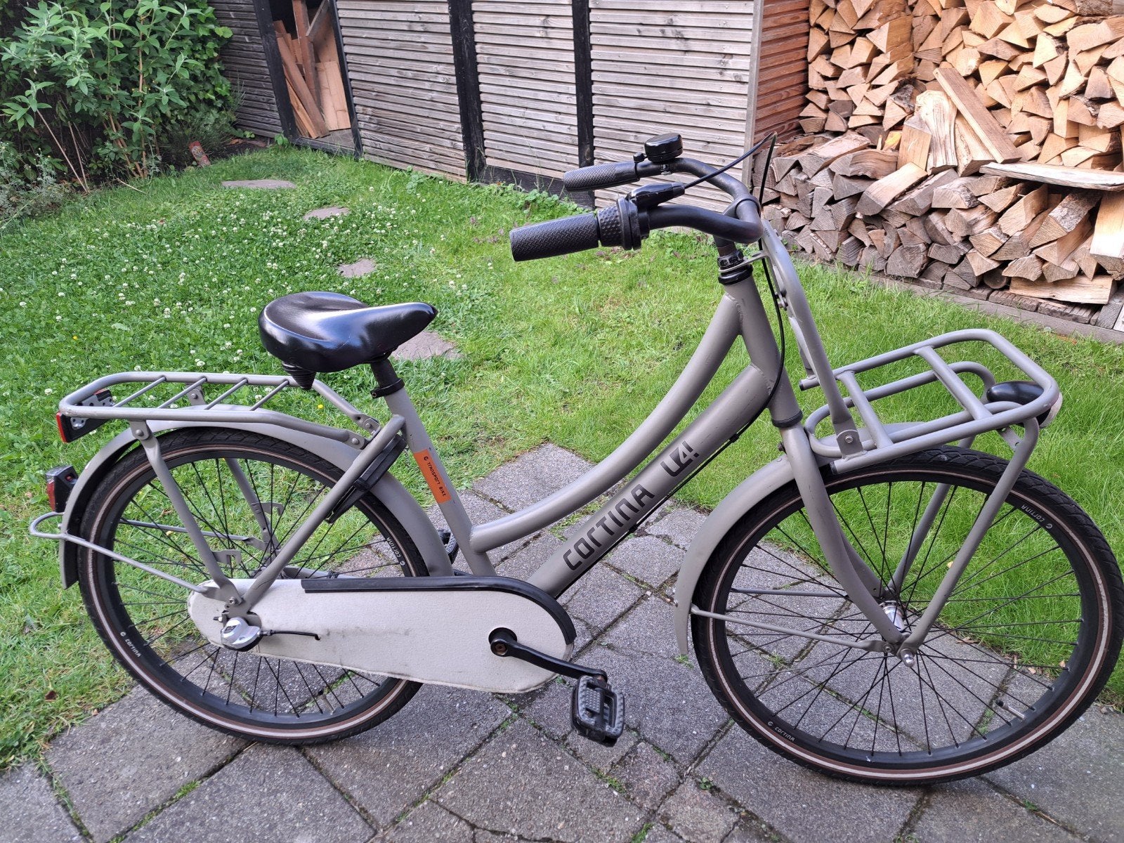 Cortina u4 24 inch, Ophalen, Gebruikt, Cortina U4 transportfiets, Terugtraprem