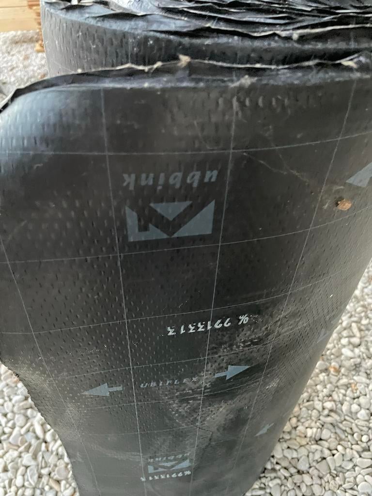 Ubbink Ubiflex Dakleer - Zwart, 10m². Loodvervanger!, Doe-het-zelf en Verbouw, Dakpannen en Dakbedekking, Ophalen, Overige materialen